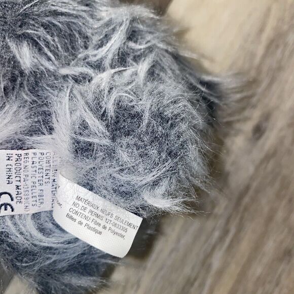 Webkinz Stuffed Angora Gray Bunny Rabbit Toy Animal Ganz no code 8" - Picture 6 of 6